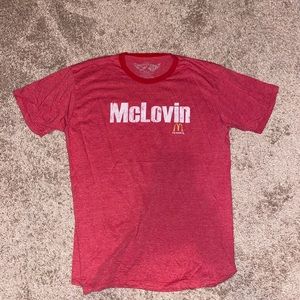 Savvy McLovin McDonald’s theme t shirt, used but in good condition, size L